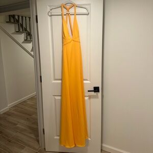 Jay Godfrey marigold gown NEVER WORN WITH TAGS